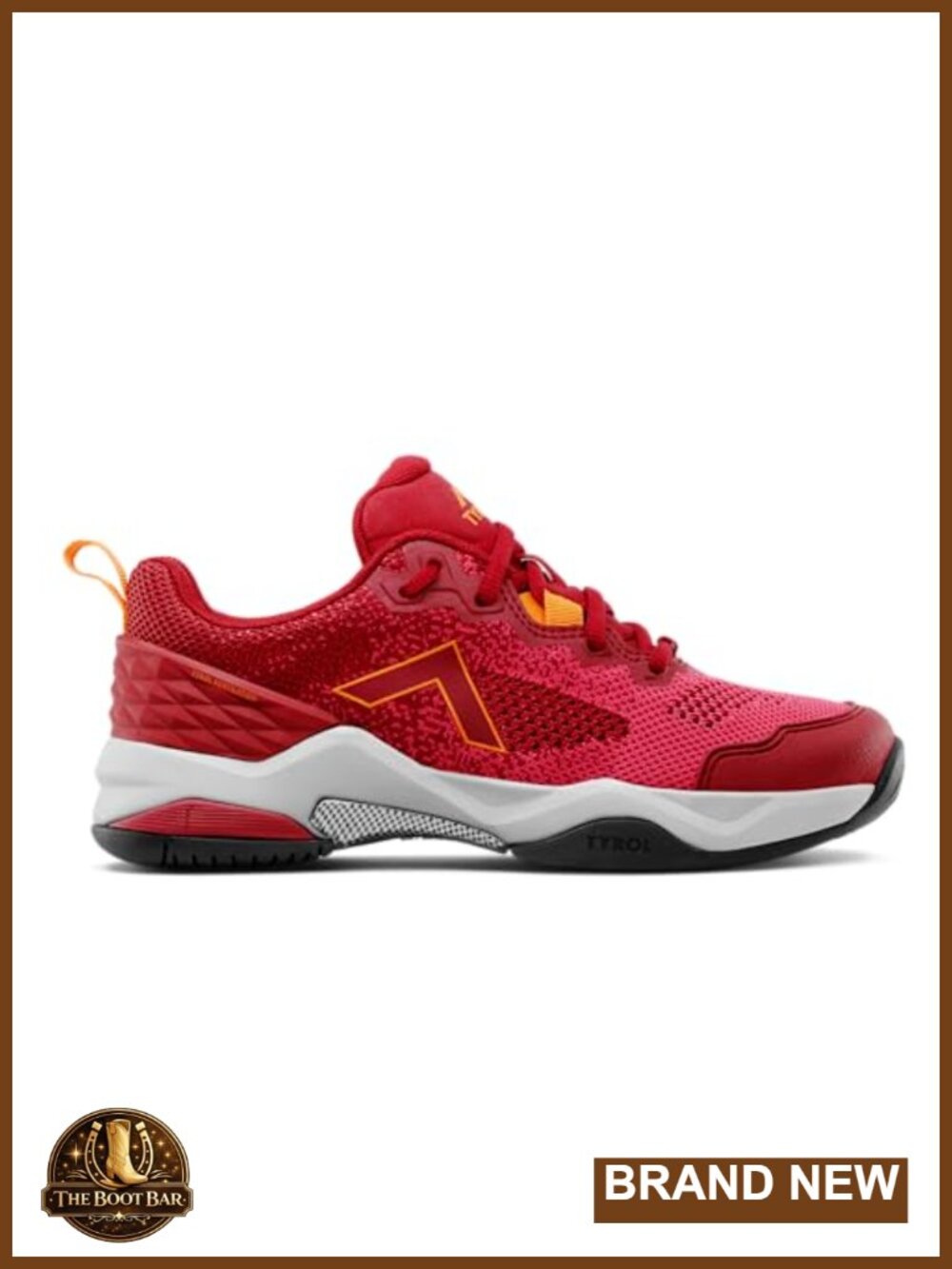 Torsion Control Pickleball Athletic Shoe Mesh Rubber Sole Lace-Up